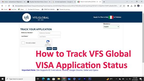 vfs ireland visa tracking.